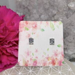 Retired Pandora CZ Stud Earrings 925